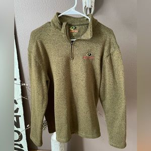 Mens Mossy Oak Quarter Zip